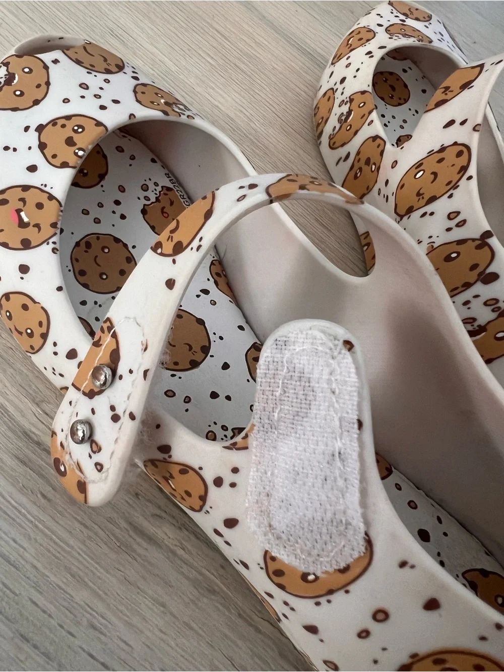 MINI MELISSA Ultragirl Candy Cookie Print Mary Jane Jelly Sandals Size 12